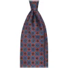 Viola Milano - Artisan Floral Selftipped Italian Silk Tie - Rose - Handmade in Italy - Luxury Exclusive Collection - Avvenice