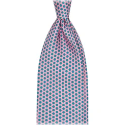 Viola Milano - Artisan Square Selftipped Italian Silk Tie - Cobalt Grey - Handmade in Italy - Luxury Exclusive Collection - Avvenice