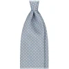 Viola Milano - Artisan Square Selftipped Silk Tie - Grey - Handmade in Italy - Luxury Exclusive Collection - Avvenice