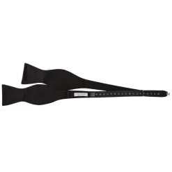 Viola Milano - Black Self-Tie Grosgrain Bow-Tie - Handmade in Italy - Luxury Exclusive Collection - Avvenice