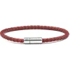 Viola Milano - Braided Italian Leather Bracelet - Mid Brown - Handmade in Italy - Luxury Exclusive Collection - Avvenice