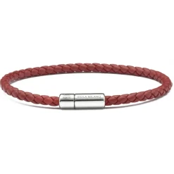 Viola Milano - Braided Italian Leather Bracelet - Mid Brown - Handmade in Italy - Luxury Exclusive Collection - Avvenice