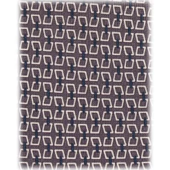 Viola Milano - Chain Lock Selftipped Italian Silk Tie - Grey Mix - Handmade in Italy - Luxury Exclusive Collection - Avvenice
