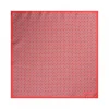 Viola Milano - Chain Pattern Silk Pocket Square - Red - Handmade in Italy - Luxury Exclusive Collection - Avvenice
