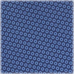 Viola Milano - Classic Circle Selftipped Italian Silk Tie - Navy Mix - Made in Italy - Luxury Exclusive Collection - Avvenice