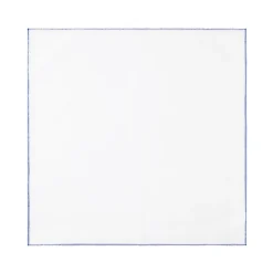 Viola Milano - Classic Cotton and Linen Pocket Square - Navy - Handmade in Italy - Luxury Exclusive Collection - Avvenice