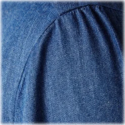 Viola Milano - Classic Denim Shirt - Denim - Handmade in Italy - Luxury Exclusive Collection - Avvenice