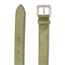 Viola Milano - Classic Italian Suede Belt - Pistache - Handmade in Italy - Luxury Exclusive Collection - Avvenice