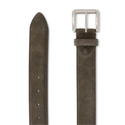 Viola Milano - Classic Italian Suede Belt - Olive - Handmade in Italy - Luxury Exclusive Collection - Avvenice