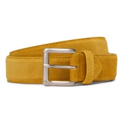 Viola Milano - Classic Italian Suede Belt - Citrus - Handmade in Italy - Luxury Exclusive Collection - Avvenice