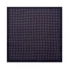 Viola Milano - Classic Polka Dot Silk Pocket Square - Navy - Handmade in Italy - Luxury Exclusive Collection - Avvenice