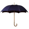 Viola Milano - Classic Polka dot Bamboo Umbrella - Navy/Red - Handmade in Italy - Luxury Exclusive Collection - Avvenice
