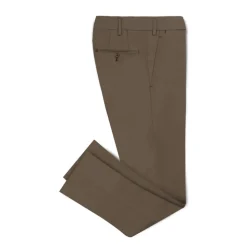 Viola Milano - Classic 4-seasonal Cotton Trousers - Army Green - Handmade in Italy - Luxury Exclusive Collection - Avvenice