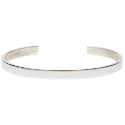 Viola Milano - Classic Sterling Silver Bangle - Classic - Handmade in Italy - Luxury Exclusive Collection - Avvenice