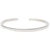Viola Milano - Classic Sterling Silver Bangle - Small - Handmade in Italy - Luxury Exclusive Collection - Avvenice
