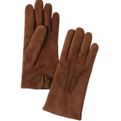 Viola Milano - Classic Suede Gloves with Rich Cashmere Lining - Light Brown - Handmade in Italy - Luxury Exclusive Collection - Avvenice