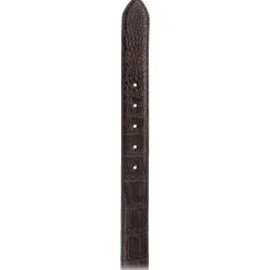Viola Milano - Como Alligator Leather Belt - Brown - Handmade in Italy - Luxury Exclusive Collection - Avvenice
