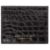 Viola Milano - Crocodile Credit Card Holder - Grey - Handmade in Italy - Luxury Exclusive Collection - Avvenice