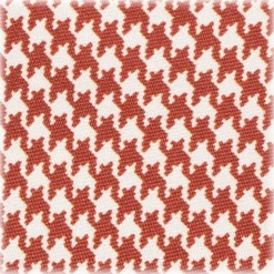 Viola Milano - Dogtooth Selftipped Italian Silk Tie - Cola - Made in Italy - Luxury Exclusive Collection - Avvenice