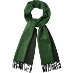 Viola Milano - Double Face 100% Zibellino Cashmere Scarf - Forest Mix - Handmade in Italy - Luxury Exclusive Collection - Avvenice