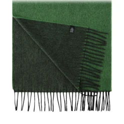 Viola Milano - Double Face Zibellino Cashmere Scarf - Forest Mix - Handmade in Italy - Luxury Exclusive Collection - Avvenice