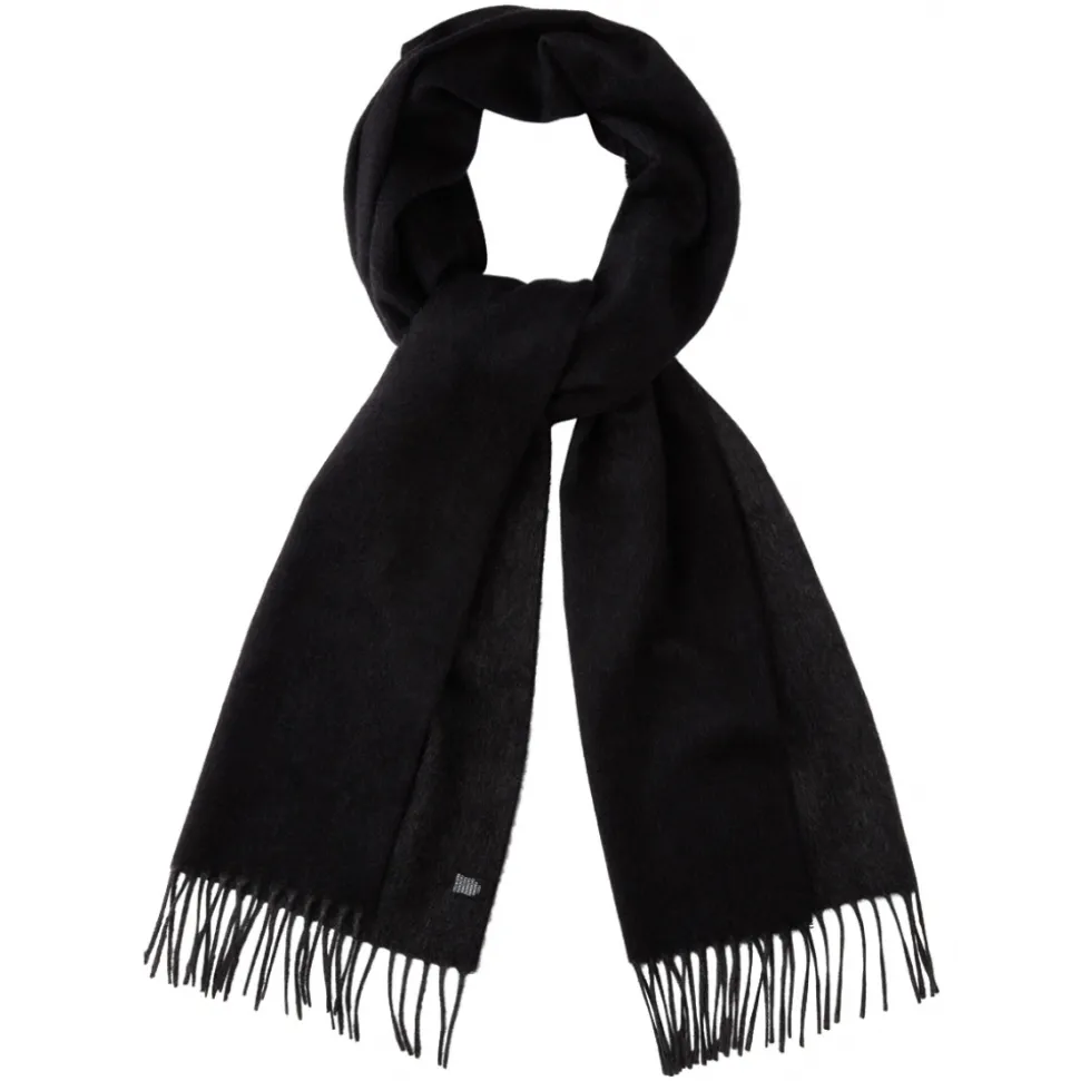 Viola Milano - Double Face 100% Zibellino Cashmere Scarf - Brown/Grey - Handmade in Italy - Luxury Exclusive Collection - Avvenice