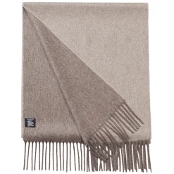 Viola Milano - Double Face 100% Zibellino Cashmere Scarf - Sand/Taupe - Handmade in Italy - Luxury Exclusive Collection - Avvenice