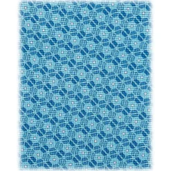 Viola Milano - Dynamic Floral Selftipped Silk Tie - Sea - Handmade in Italy - Luxury Exclusive Collection - Avvenice