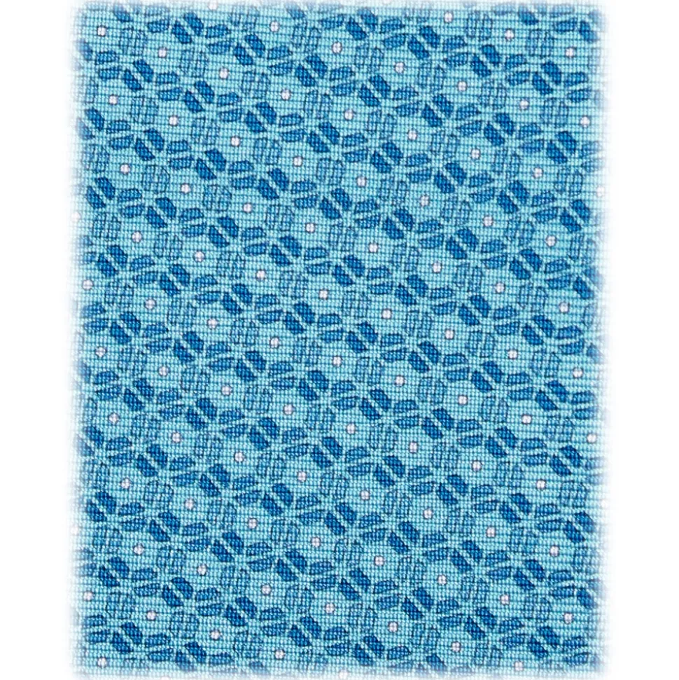 Viola Milano - Dynamic Floral Selftipped Silk Tie - Sea - Handmade in Italy - Luxury Exclusive Collection - Avvenice
