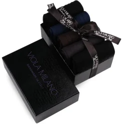 Viola Milano - Essential Filo Scozia Socks Package - Handmade in Italy - Luxury Exclusive Collection - Avvenice