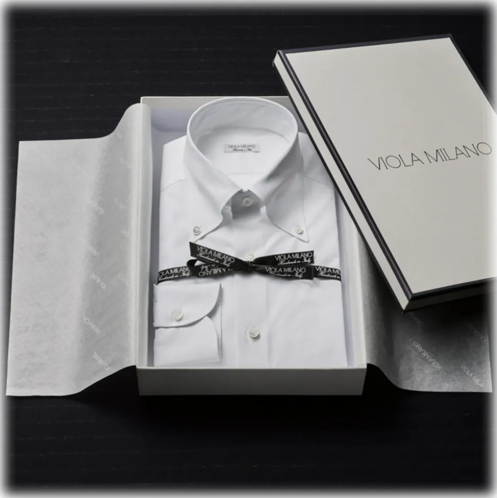Viola Milano - Essential Italian Package – Shirt and Tie - Handmade in Italy - Luxury Exclusive Collection - Avvenice