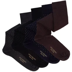 Viola Milano - Essential Polka Dot Socks Package - Handmade in Italy - Luxury Exclusive Collection - Avvenice