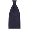 Viola Milano - Fina Stripe 3-Fold Grenadine Tie - Navy/Forest - Handmade in Italy - Luxury Exclusive Collection - Avvenice
