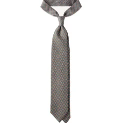 Viola Milano - Floral Pattern Selftipped Silk Tie - Green - Handmade in Italy - Luxury Exclusive Collection - Avvenice