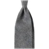 Viola Milano - Fox Brothers Prince of Wales Wool Tie - Grey/Blue - Handmade in Italy - Luxury Exclusive Collection - Avvenice