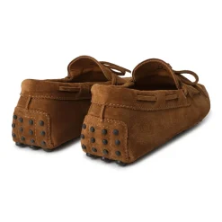 Viola Milano - Gommino Suede Loafer - Polo Brown - Handmade in Italy - Luxury Exclusive Collection - Avvenice