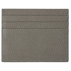Viola Milano - Grain Leather Credit Card Holder - Grey - Handmade in Italy - Luxury Exclusive Collection - Avvenice