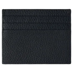Viola Milano - Grain Leather Credit Card Holder - Navy - Handmade in Italy - Luxury Exclusive Collection - Avvenice