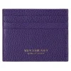 Viola Milano - Grain Leather Credit Card Holder - Purple - Handmade in Italy - Luxury Exclusive Collection - Avvenice