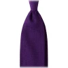 Viola Milano - Grenadine Garza Grossa Unlined Tie - Purple - Handmade in Italy - Luxury Exclusive Collection - Avvenice