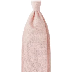 Viola Milano - Grenadine Garza Fina Unlined Tie - Pink - Handmade in Italy - Luxury Exclusive Collection - Avvenice