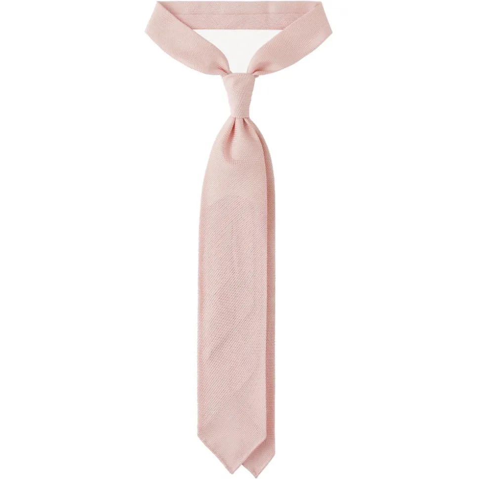 Viola Milano - Grenadine Garza Fina Unlined Tie - Pink - Handmade in Italy - Luxury Exclusive Collection - Avvenice