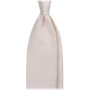 Viola Milano - Grenadine Garza Grossa Unlined Tie - Ivory - Handmade in Italy - Luxury Exclusive Collection - Avvenice