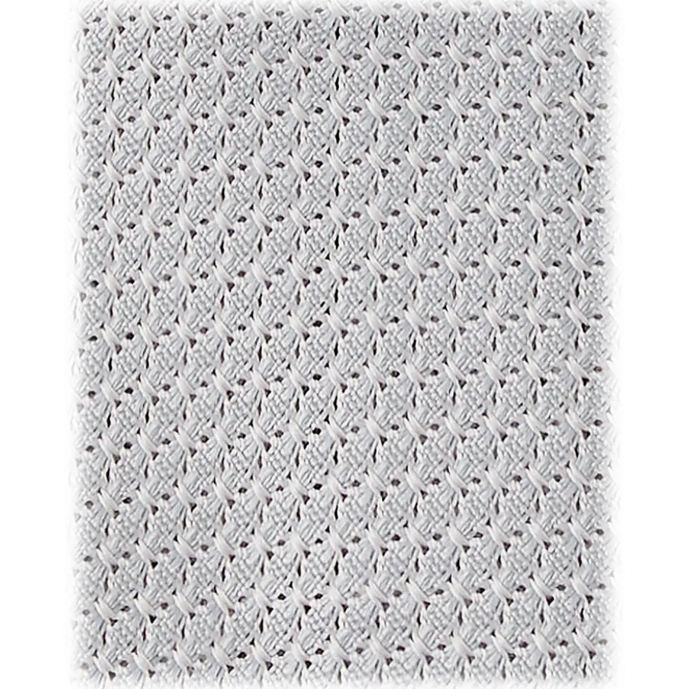 Viola Milano - Grenadine Garza Grossa Unlined Tie - Ice - Handmade in Italy - Luxury Exclusive Collection - Avvenice