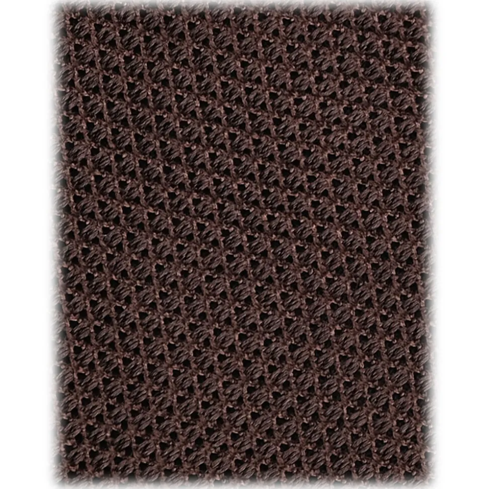 Viola Milano - Grenadine Garza Fina Unlined Tie - Brown - Handmade in Italy - Luxury Exclusive Collection - Avvenice