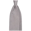 Viola Milano - Grenadine Garza Grossa Unlined Tie - Silver - Handmade in Italy - Luxury Exclusive Collection - Avvenice