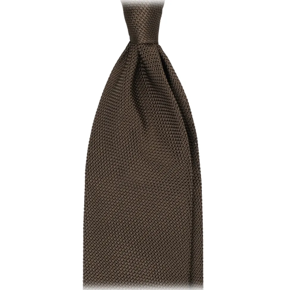 Viola Milano - Grenadine Garza Fina Unlined Tie - Army Green - Handmade in Italy - Luxury Exclusive Collection - Avvenice