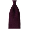 Viola Milano - Grenadine Garza Grossa Unlined Tie - Purple Mix - Handmade in Italy - Luxury Exclusive Collection - Avvenice
