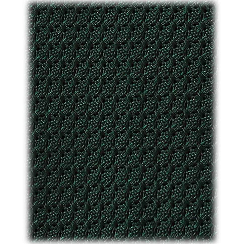 Viola Milano - Grenadine Garza Grossa Unlined Tie - Forest - Handmade in Italy - Luxury Exclusive Collection - Avvenice