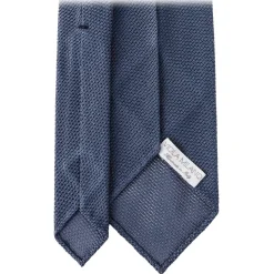 Viola Milano - Grenadine Garza Fina 7-Fold Unlined Tie - Sea - Handmade in Italy - Luxury Exclusive Collection - Avvenice